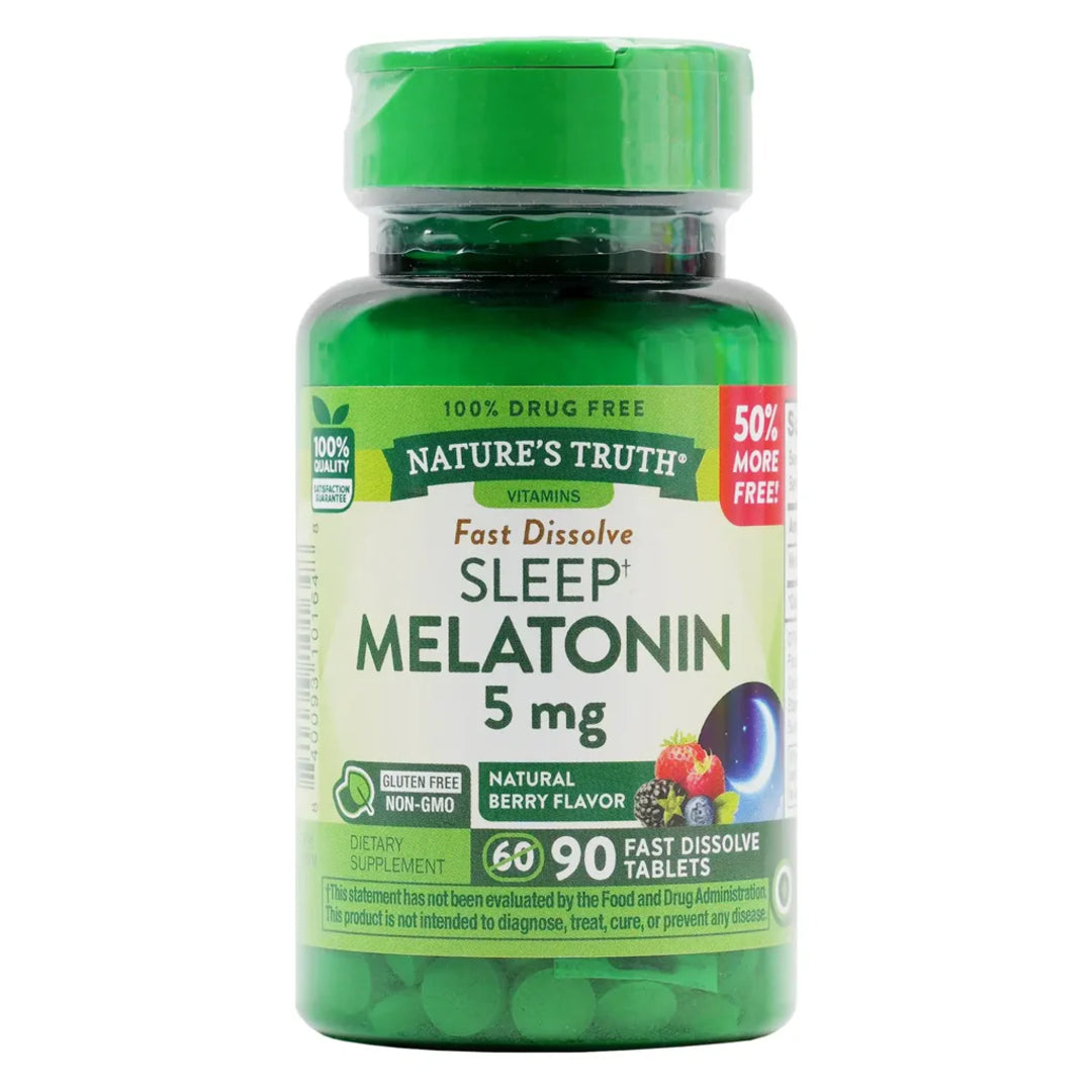 Nature's Truth Fast Dissolve Melatonin 5 mg 90 Tablets