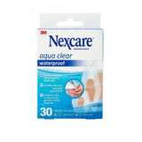Nexcare Aqua Clear Waterproof Bandages - 30 Pcs