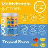 Obu Multivitamin Gummies For Adults With Tropical Flavor 60 Pcs