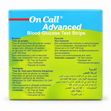 On Call Advanced Blood Glucose Test Strips – 50 Strips