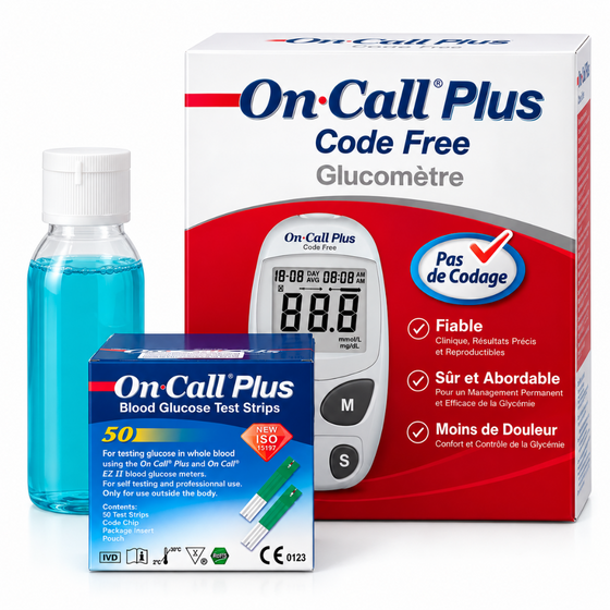 On Call Plus Code Free Glucose Monitoring Set