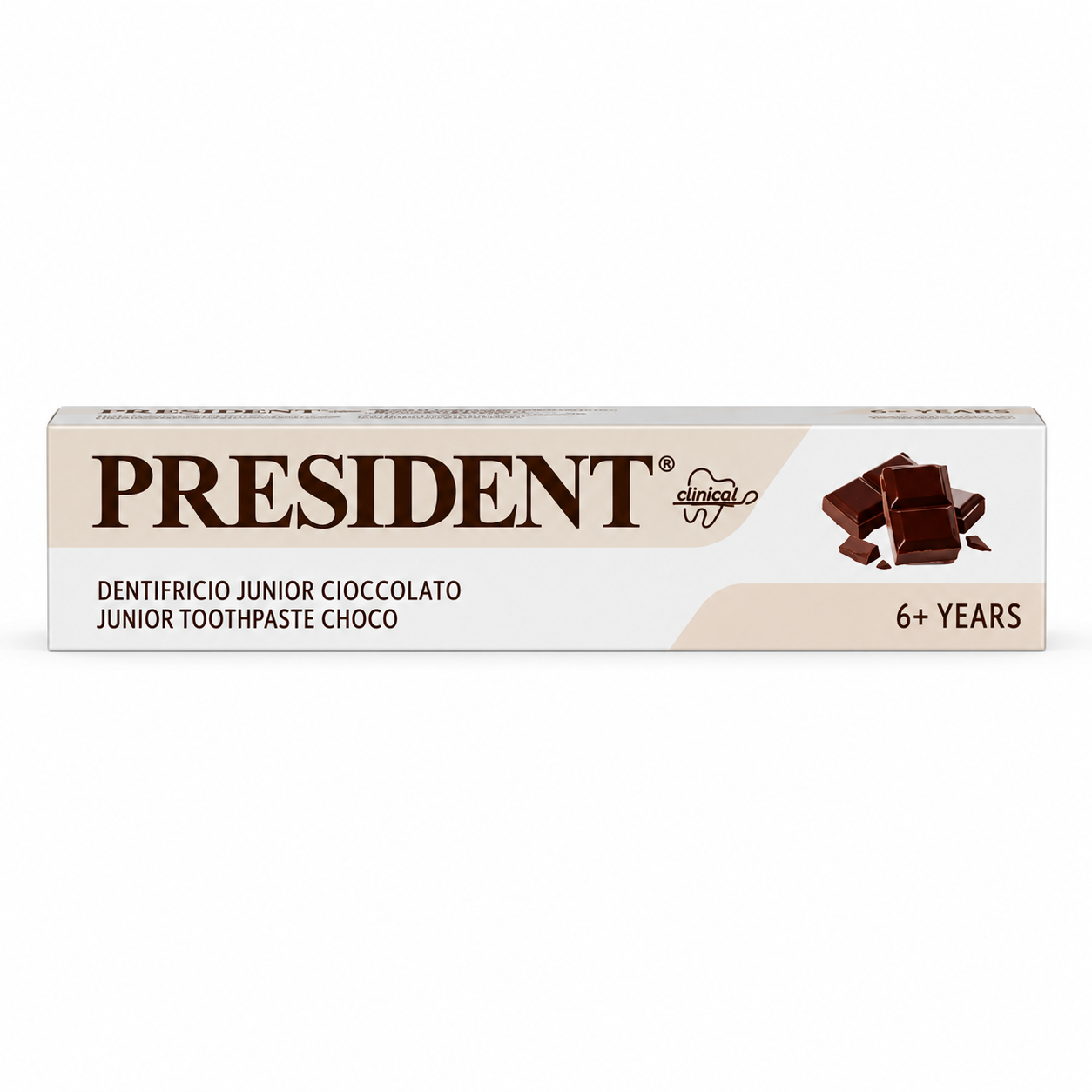 PRESIDENT Junior Choco Toothpaste (6+ Years) – 50 ml