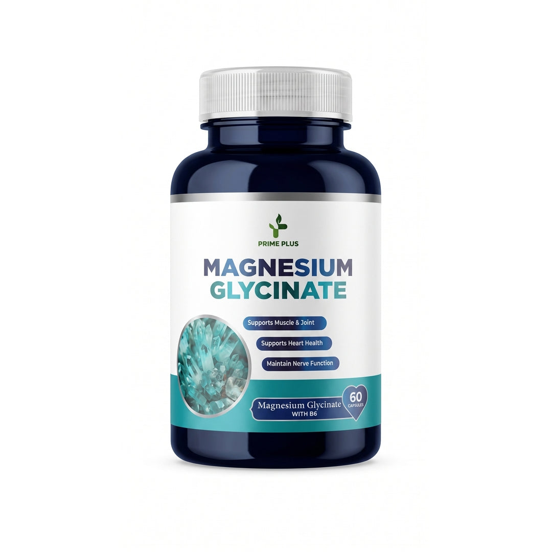Prime Plus Magnesium Glycinate 60 Capsules