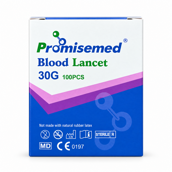 Promisemed Blood Lancets 30G – 100 Pieces