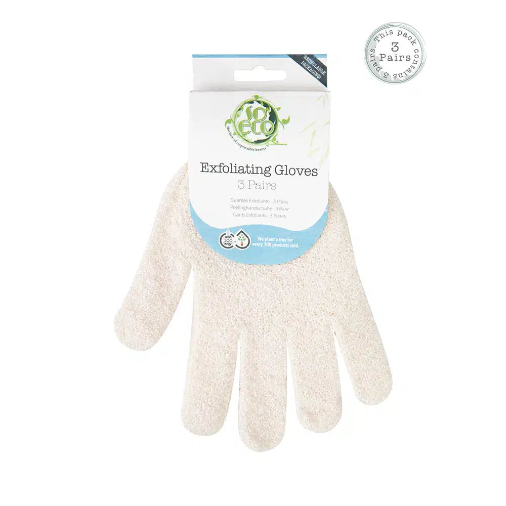 So Eco Exfoliating Gloves – Pack of 3