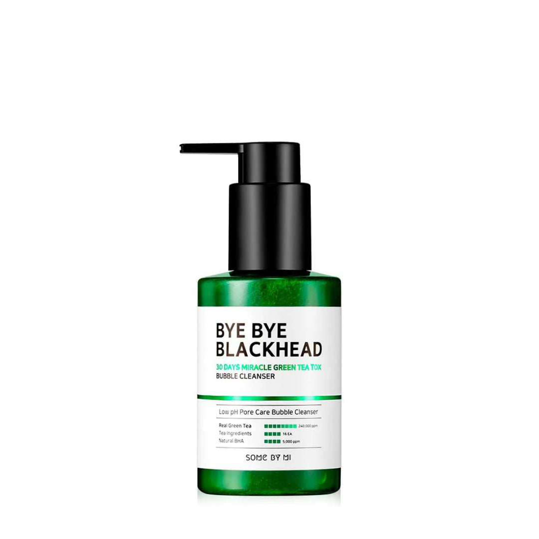 SOME BY MI Bye Bye Blackhead 30 Days Miracle Green Tea Tox Bubble Cleanser
