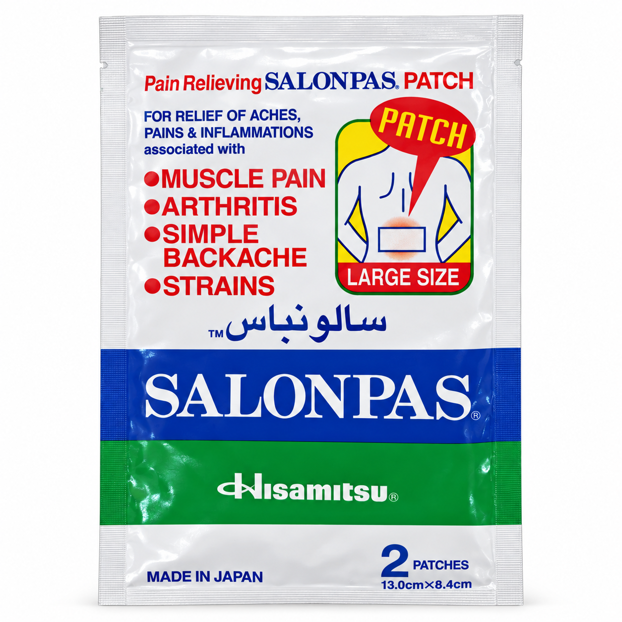 Salonpas Pain Relieving Patch Large