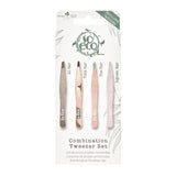 SoEco Rose Gold Tweezer-Set (4-Pieces)