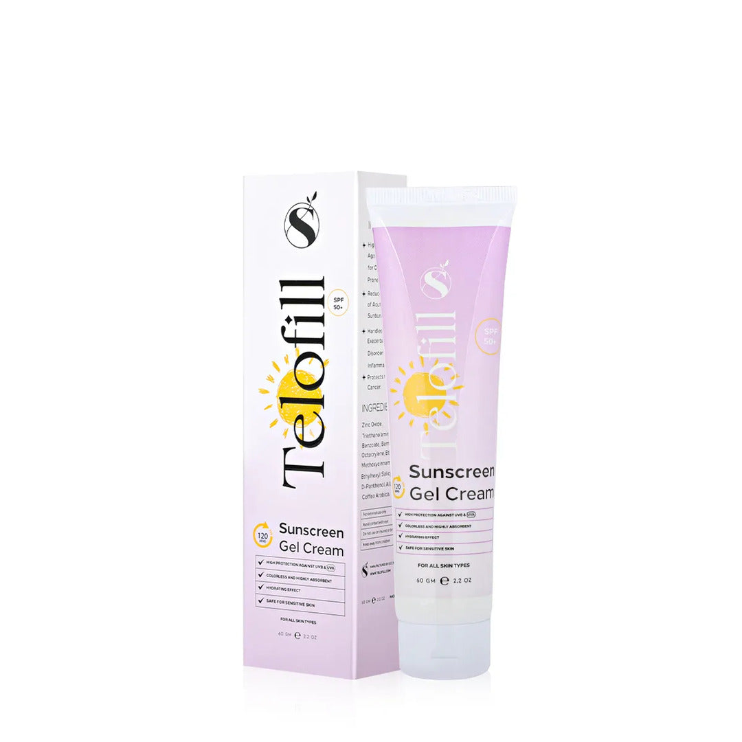 TELOFILL Sunscreen Gel Cream SPF 50+ - 60ml