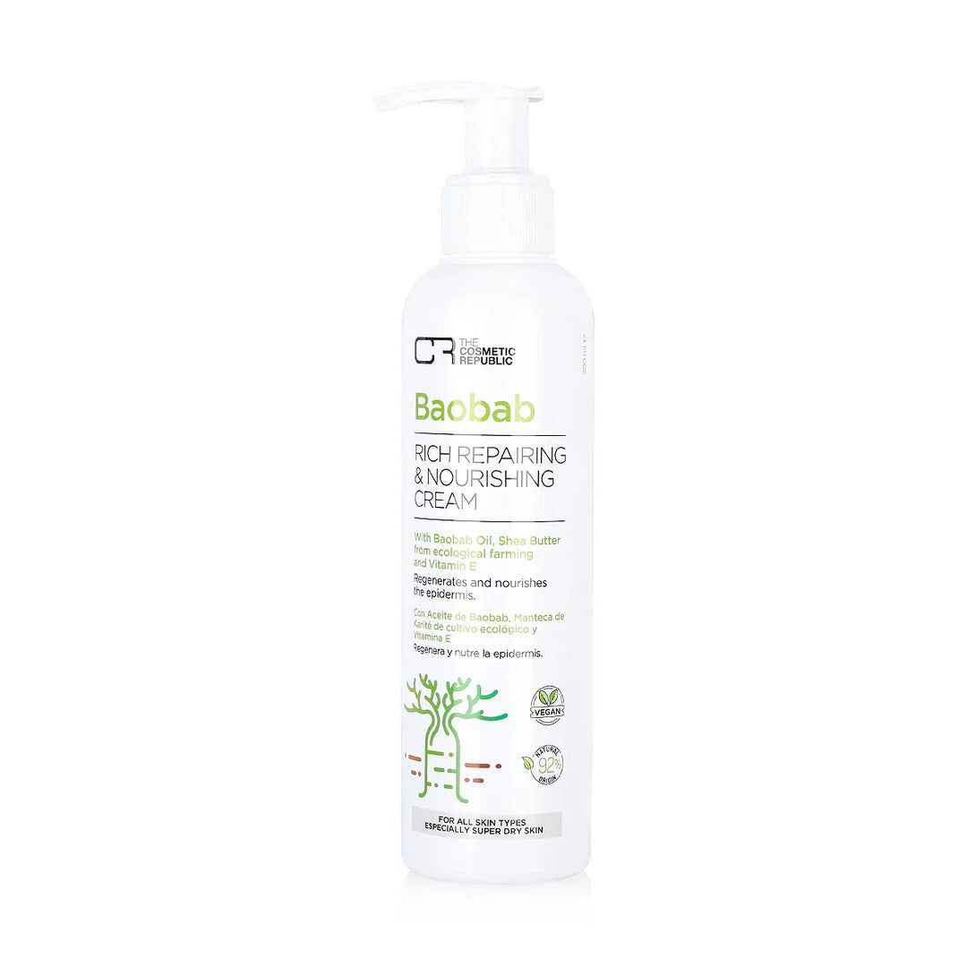 THE COSMETIC REPUBLIC Baobab Rich Repairing And Nourishing Cream 200ml