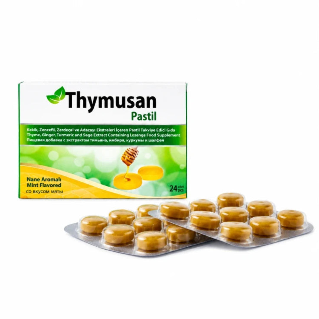 Thymusan Pastil – Mint Flavored – 24 Lozenges