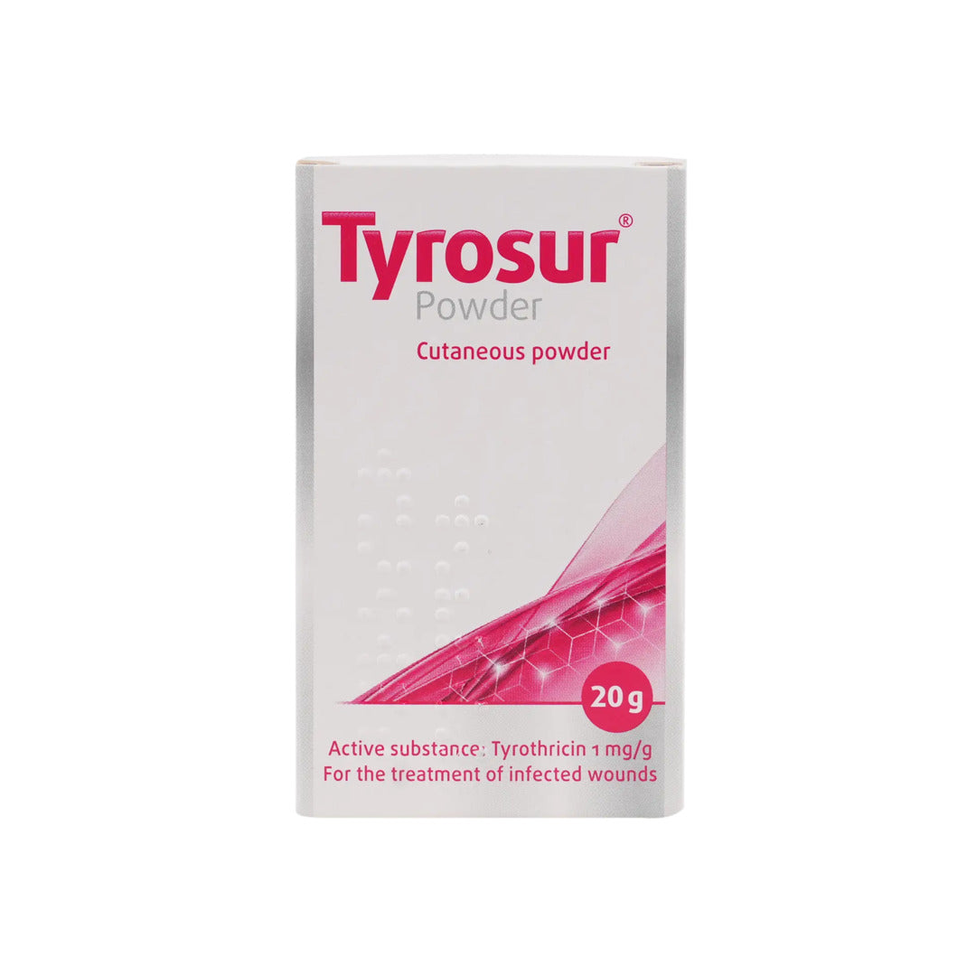 Tyrosur Skin Powder 20g (Tyrothricin 1 mg/g)