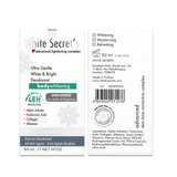 White Secret's ULTRA GENTLE WHITE & BRIGHT DEODORANT