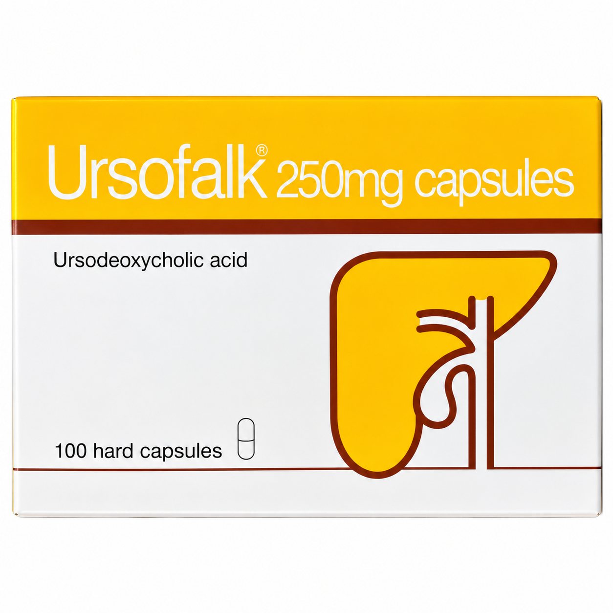 Ursofalk 250 mg Hard Capsules – 100 Capsules