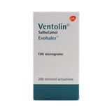 Ventolin Evohaler 100 Micrograms – 200 Metered Actuations