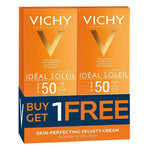 Vichy Ideal Soleil SPF50 Skin-Perfecting Velvety Cream 2x50ml