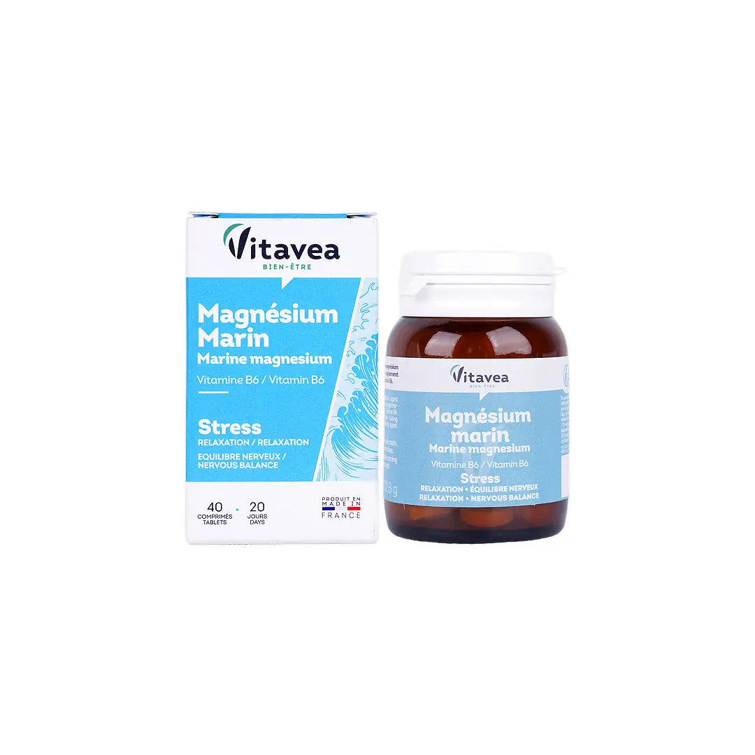 Vitavea Marine Magnesium + Vitamin B6 – 40 Tablets