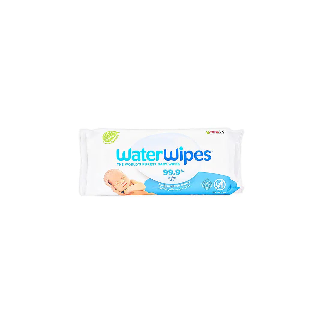 Waterwipes Kids Wet Wipes With Fruit & Soapberry Extracts 60 Wipes