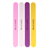 Brushworks Coloured Nail Files – Pack of 4