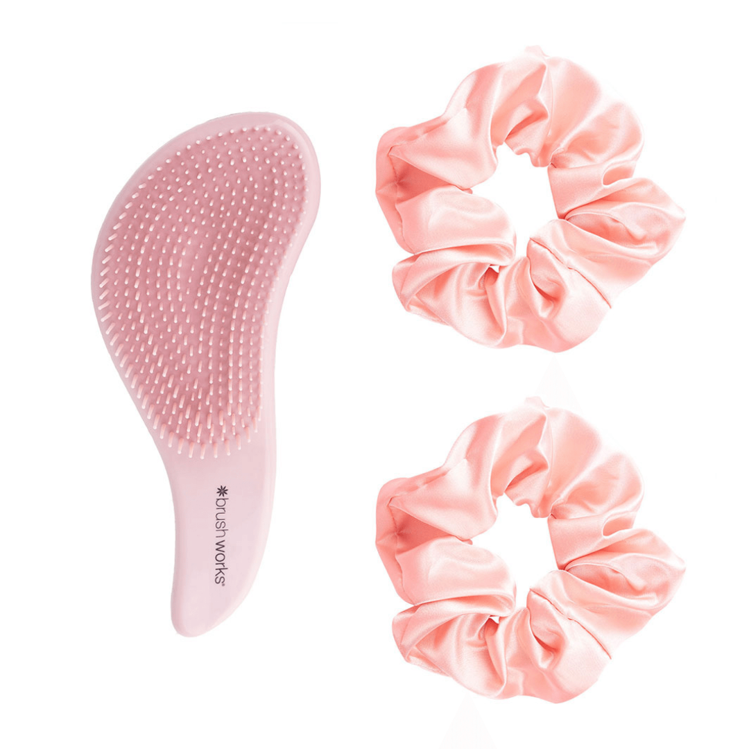 Brushworks Professional Hairbrush with Scrunchie