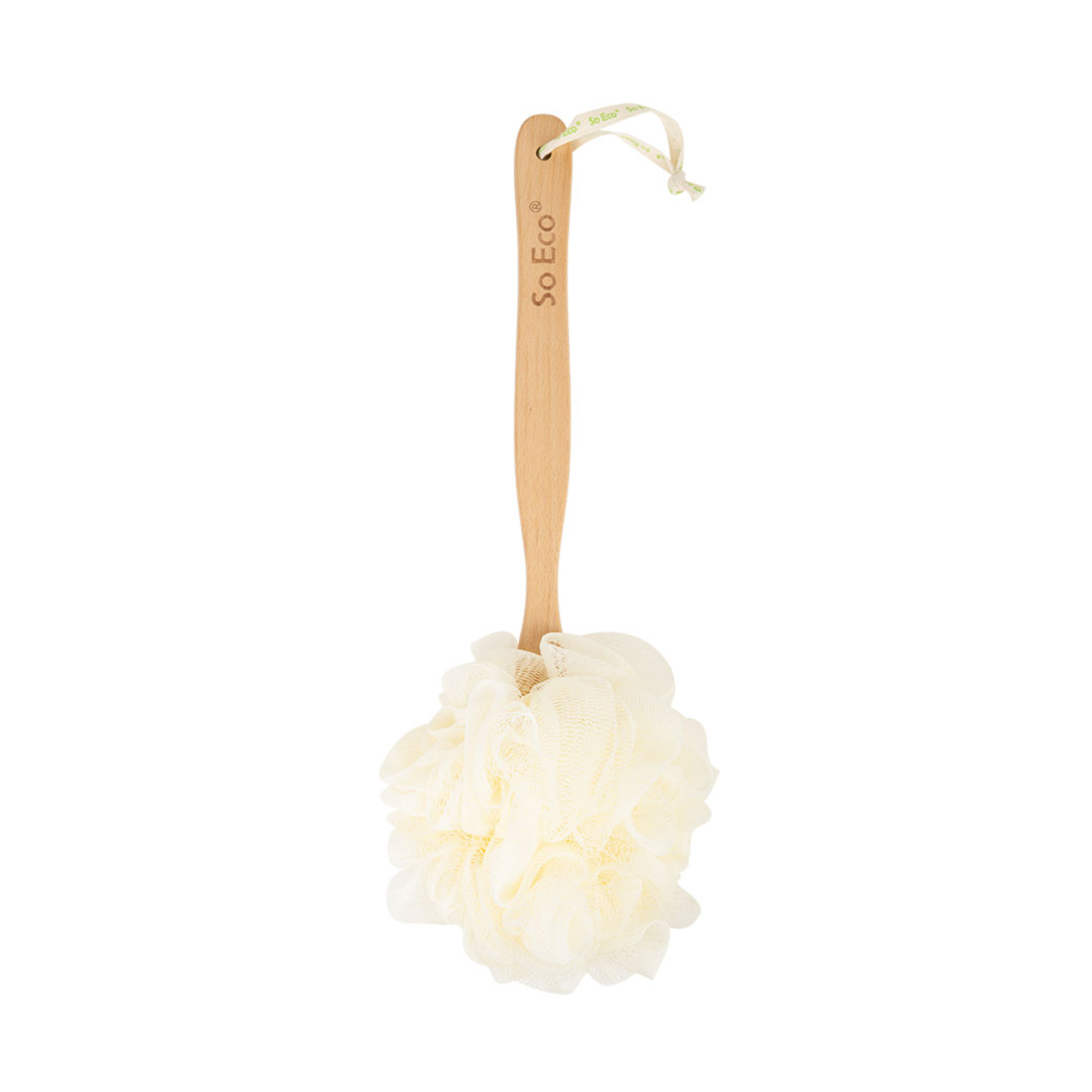 SoEco Long Handle Shower Pouf